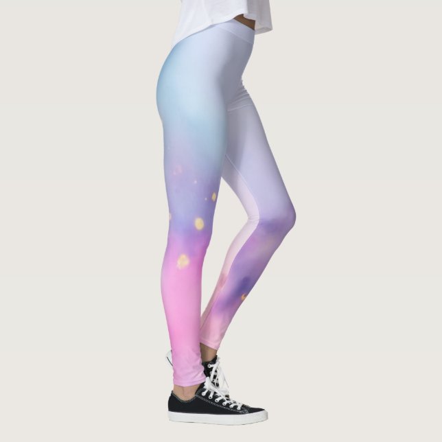 Leggings Pastel Purpurina Nebula (Derecha)