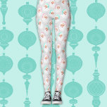 Leggings Pastel Santa Claus enfrenta vintage Navidad<br><div class="desc">La impresión de estilo vintage de estas leggings tiene ilustraciones retro de Santa Claus rostros vestidos con bonito verde menta y sombreros de Santa Rosa pastel colocados sobre un fondo gris de paloma con motivos.</div>