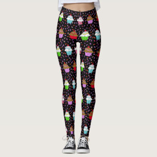 Leggings Pasteles caprichosos y rociadores de dulces