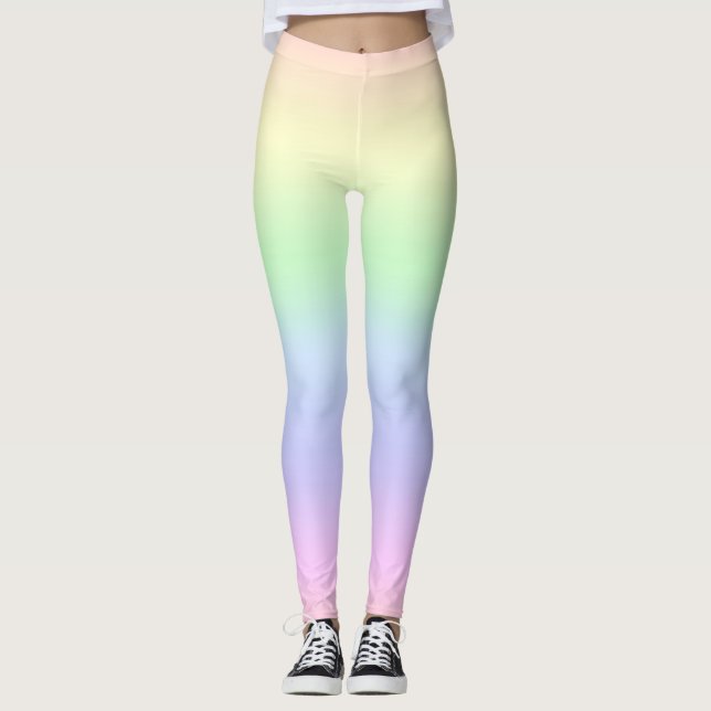 Leggings Pasteles de arcoiris (Anverso)