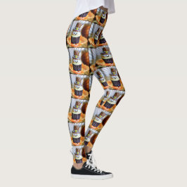 Leggings Pasteles de peregrino de pop Art
