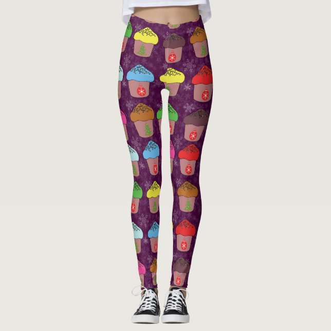 Leggings pasteles de taza para navidades (Anverso)