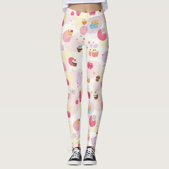 Leggings Pasteles dulces Globos Rasplantes Camo (Anverso)
