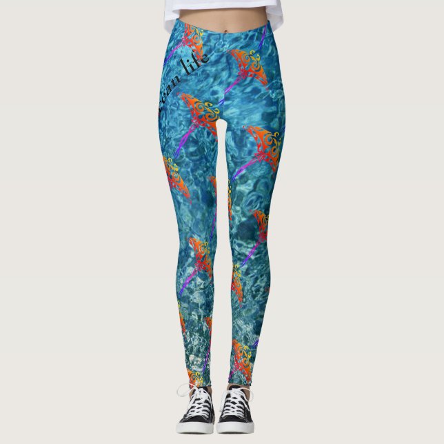 Leggings Pastinaca de la VIDA del OCÉANO (Anverso)
