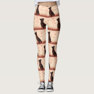 Leggings Pastor de Anatolia con Rosas - Día de San Valentín