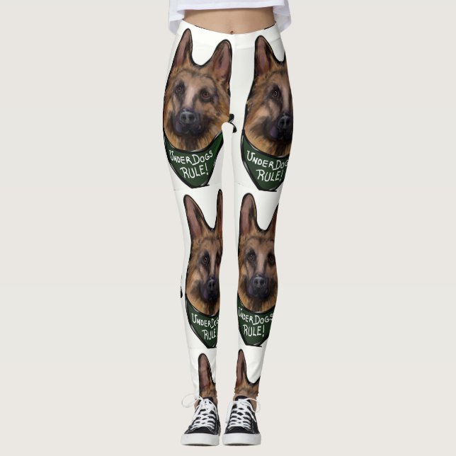 Leggings Pastore Alemán desfavorecido (Anverso)