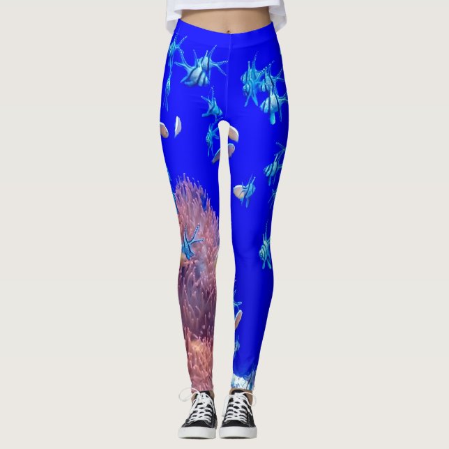 Leggings Patas de pesca para las mujeres (Anverso)