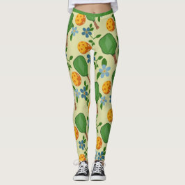 Leggings Patas divertidas con flores vibrantes