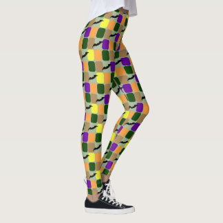 Leggings Patchwork Bats