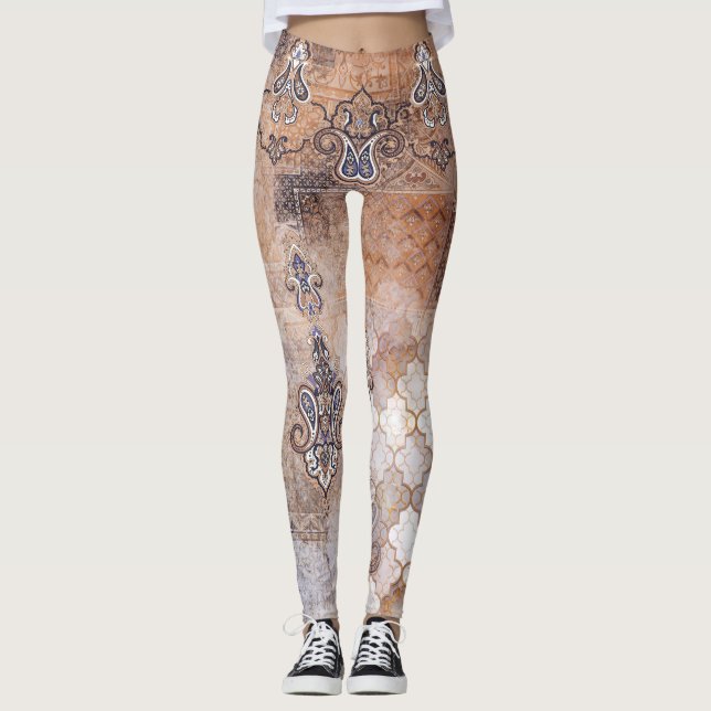 Leggings Patchwork Paisley (Anverso)
