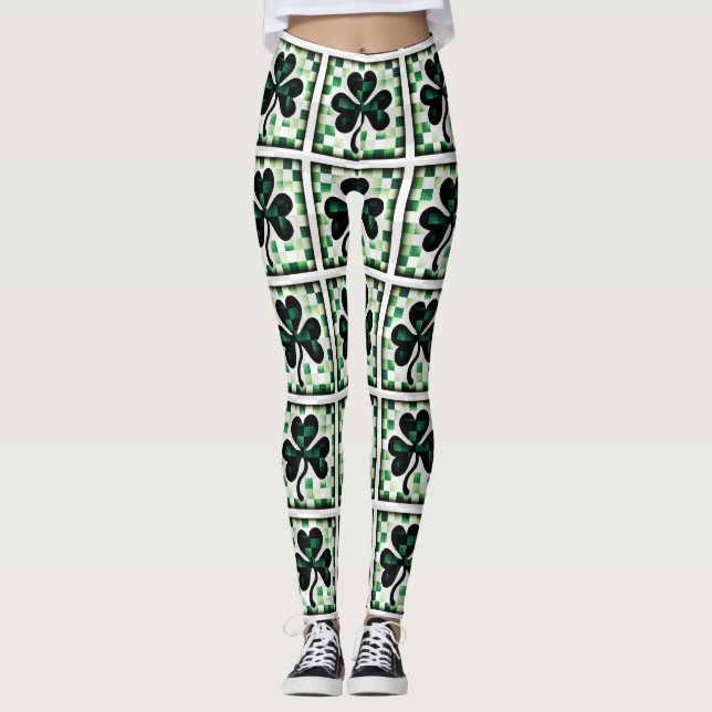 Leggings Patchwork Shamrock (Anverso)
