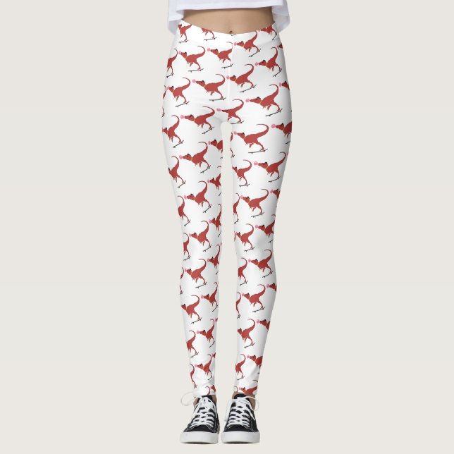 Leggings Patinador T-rex (Anverso)
