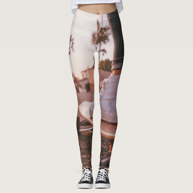 Leggings patinaje en la playa (Anverso)