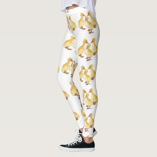 Leggings Patitos blancos crestados (Izquierda)