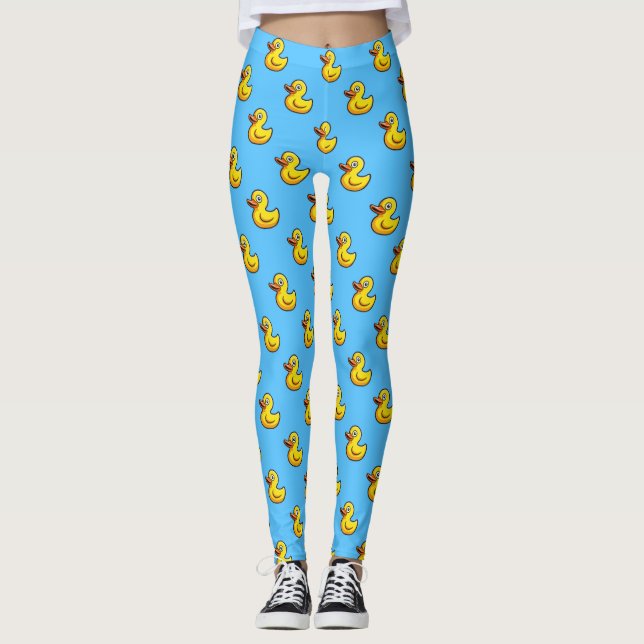 Leggings Pato de goma adorable (Anverso)