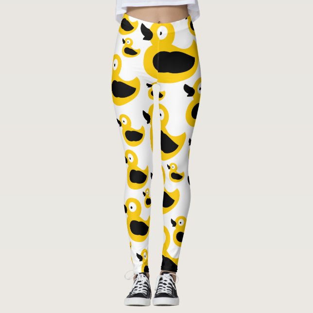 Leggings Patos amarillos cortos (Anverso)