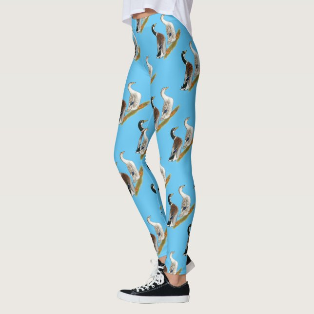 Leggings Patos: patio plateado (Izquierda)