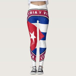 Leggings Patria vintage y vida viva Cuba libre