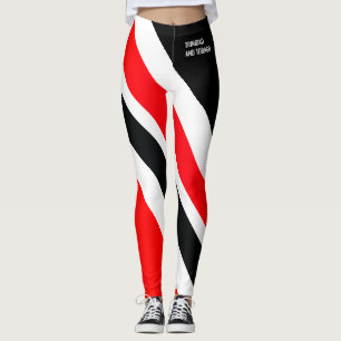 LEGGINGS PATRIOTA ROJO BLANCO Y NEGRO DE T&T