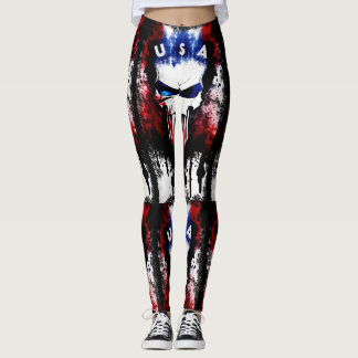 Leggings Patriotic Punisher (Estados Unidos de América)