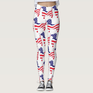 Leggings Patriotic USA Dachshund