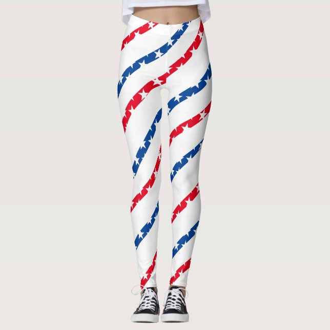 Leggings Patriótico americano (Anverso)