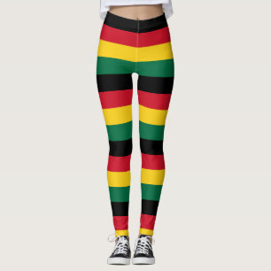 Leggings Patriótico de "bandas de orgullo de Ghana"