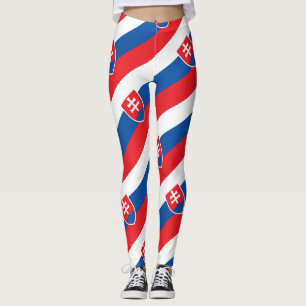 Leggings Patriótico eslovaco de la bandera de Eslovaquia