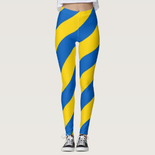 Leggings Patriótico ucraniano de la bandera de Ucrania