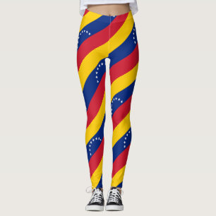 Leggings Patriótico venezolano de la bandera de Venezuela