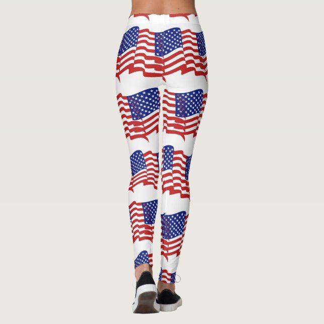 Leggings Patriótico Yoga Lady (Reverso)