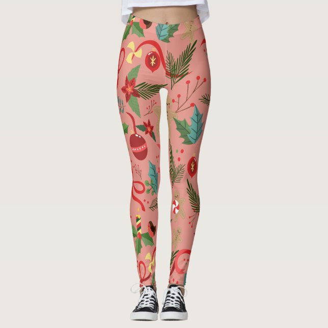 Leggings Patrón 2 de navidades (Anverso)