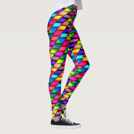 Leggings Patrón #7b Helix Arcoiris