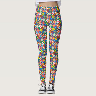 Leggings Patrón abstracto 220524 (rotado 45 grados)