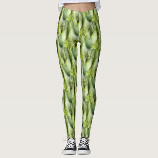 Leggings Patrón abstracto de la naturaleza del flujo de la