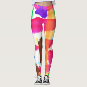 Leggings Patrón abstracto dinámico en el arte