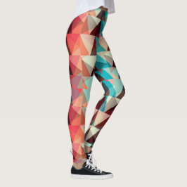 Leggings Patrón abstracto | Formas de triángulo de colores