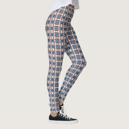Leggings Patrón abstracto geométrico de mosaico moderno 129