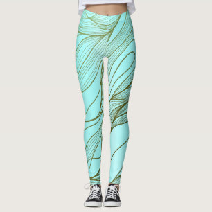 Leggings Patrón abstracto místico moderno