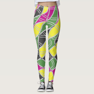 Leggings Patrón abstracto multicolor "Ratti_Creative_Arts"
