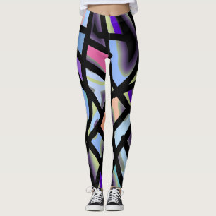 Leggings Patrón abstracto multicolor "Ratti_Creative_Arts"