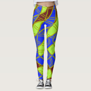 Leggings Patrón abstracto multicolor "Ratti_Creative_Arts"