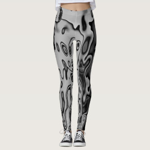 Leggings Patrón abstracto único loco