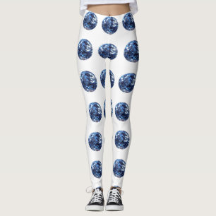 Leggings Patrón acuamarino