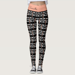 Leggings Patrón africano de arte étnico, comido y mágico