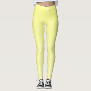 Leggings Patrón amarillo de puntos blancos