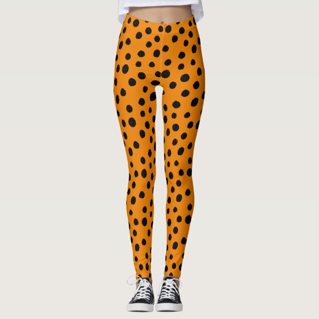 Leggings Patrón animal de Halloween (Anverso)