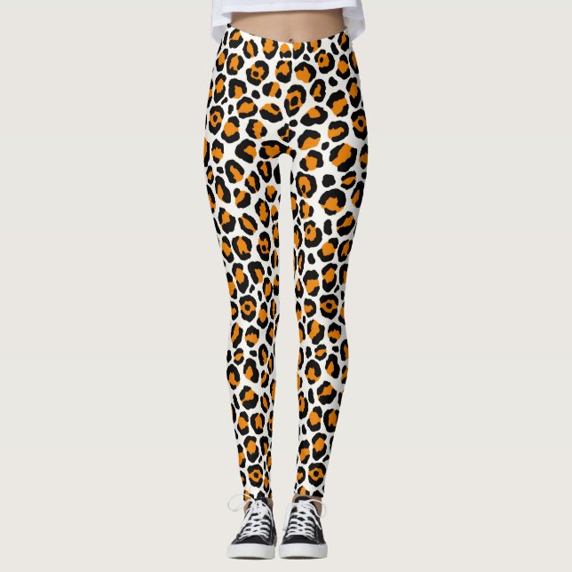 Leggings Patrón animal de Halloween (Anverso)