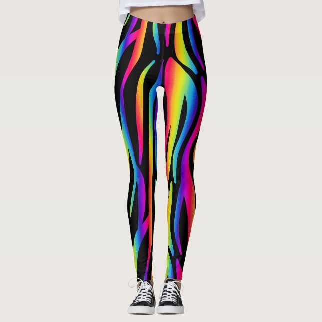 Leggings Patrón arcoiris (Anverso)
