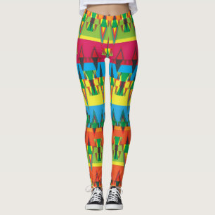 Leggings Patrón azteca
